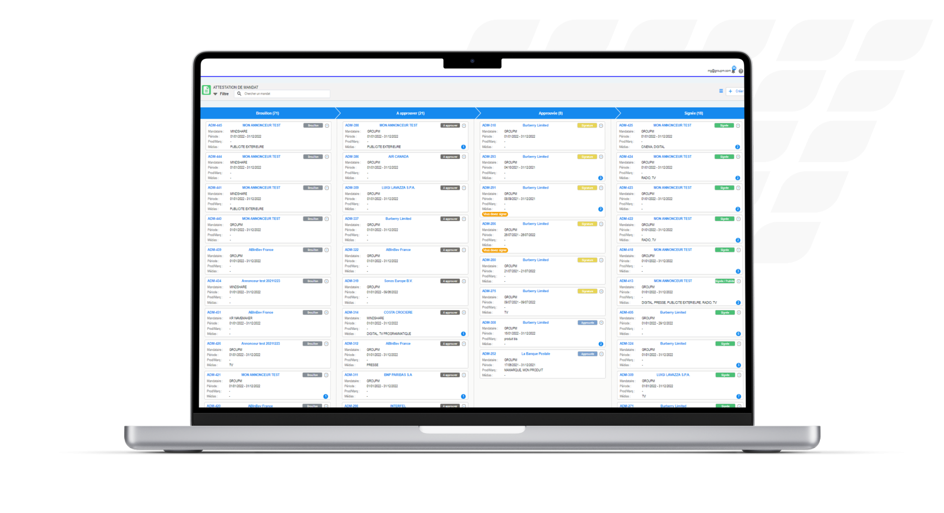 Digitalization Commercial contracts