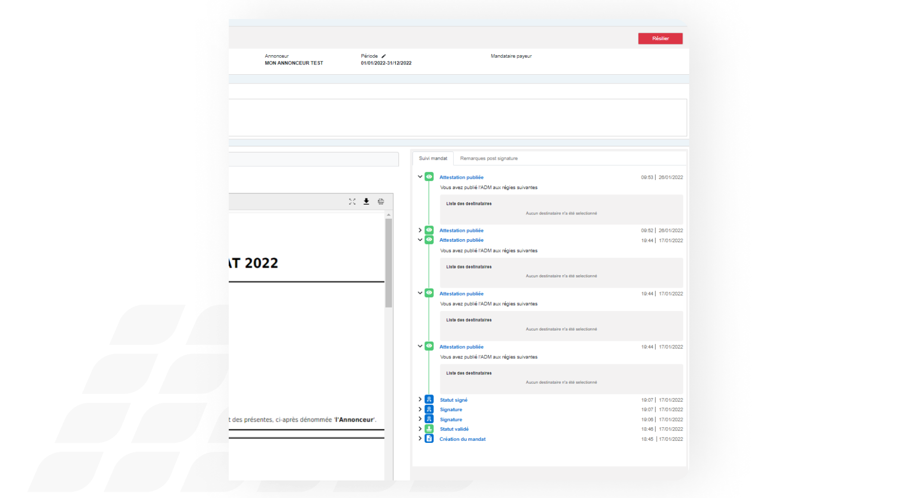 Digitalization Commercial contracts