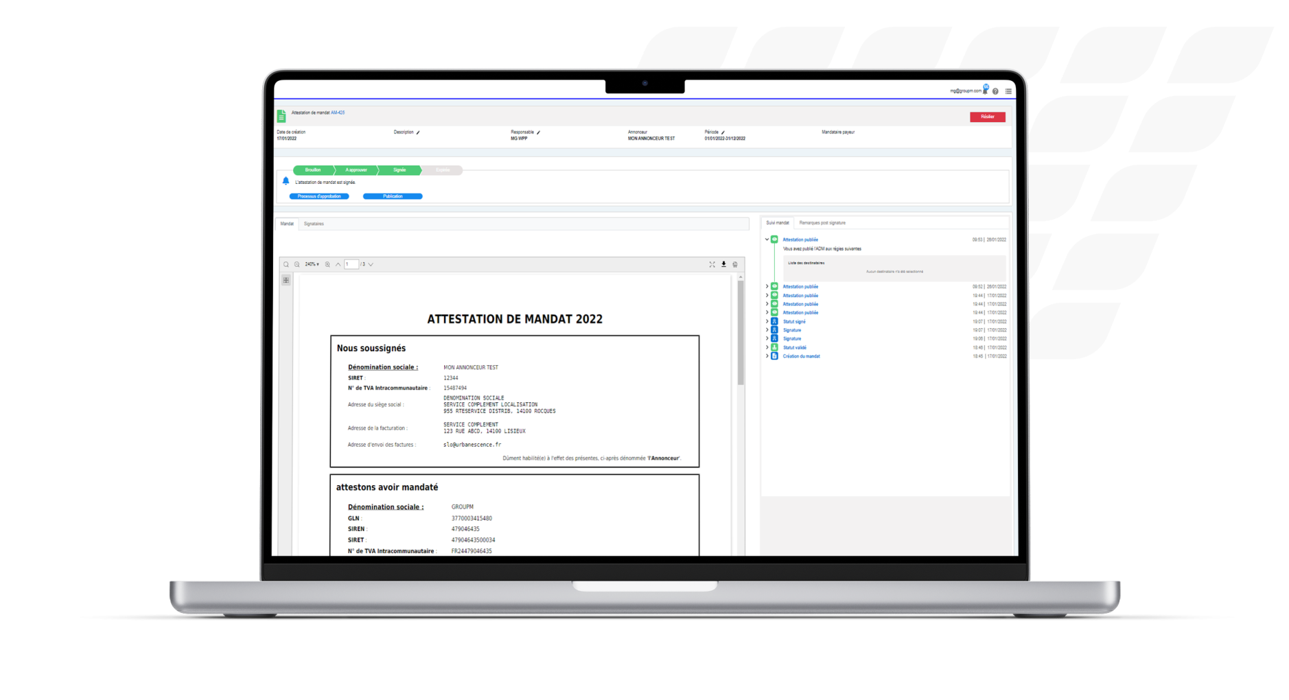 Digitalization Commercial contracts